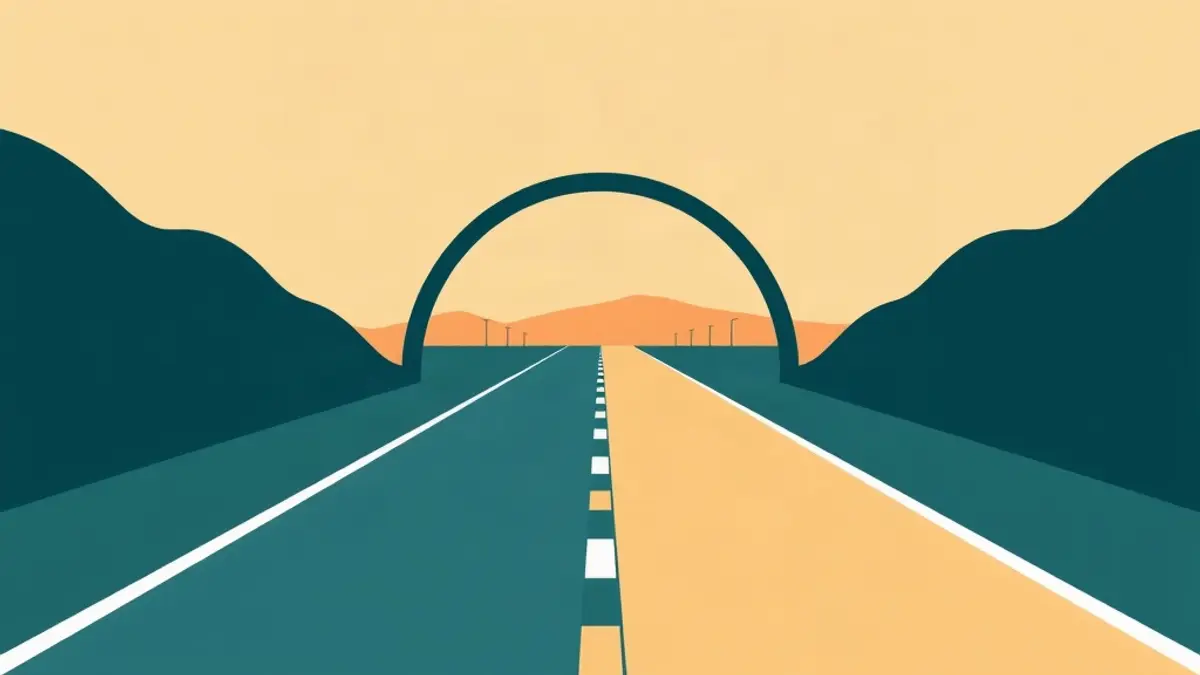 Abstract illustration accompanying: Adding a Second Driver to a Dubai Rental Car