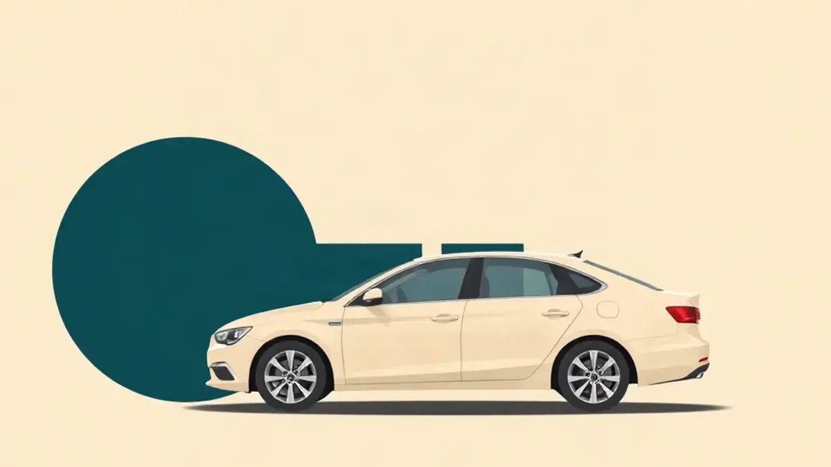 Illustration of a car accompanying: Renting a Car in Dubai With an Indian Driving Licence