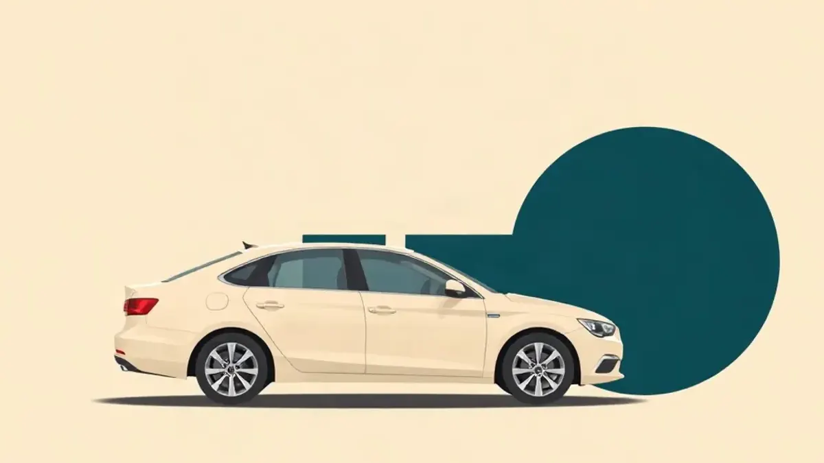Illustration of a car accompanying: Renting a Car in Dubai With a Pakistani Driving Licence