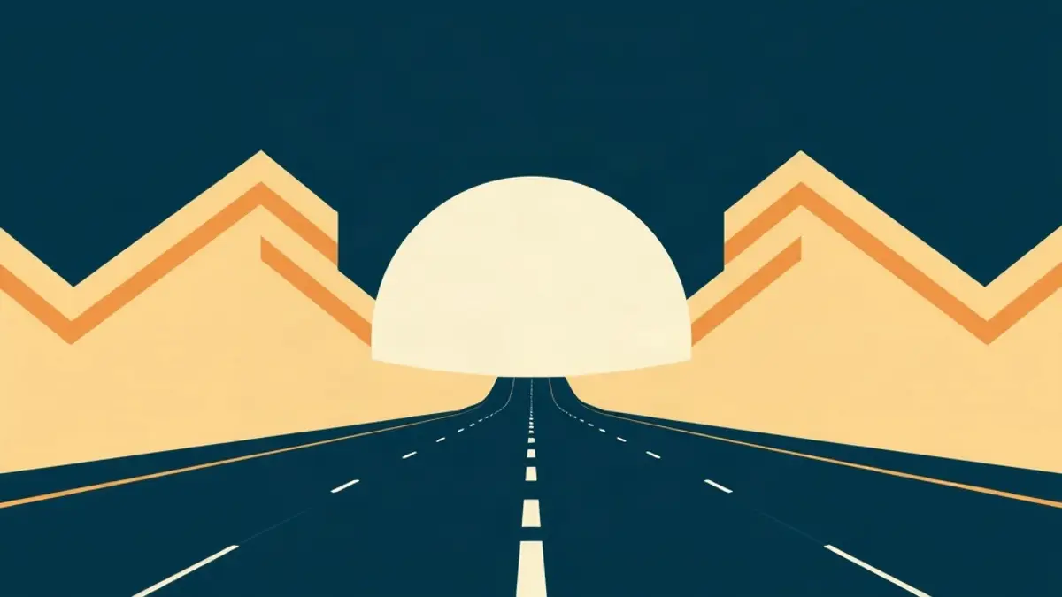 Abstract illustration accompanying: Traffic Fines on a Dubai Rental Car